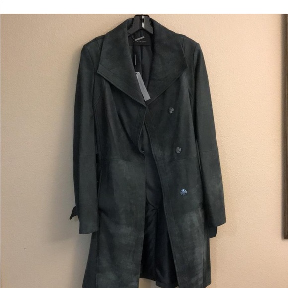 Elie Tahari leather coat NWT - Picture 6 of 8
